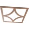 Ekena Millwork Statesman Wood Fretwork Pierced Ceiling Medallion, Wood (Paint Grade), 24"OD x 15 3/8"ID x 3/8"T CMWP24X24X0375STMF - alternate 3